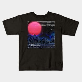 Synthwave Landscape Kids T-Shirt